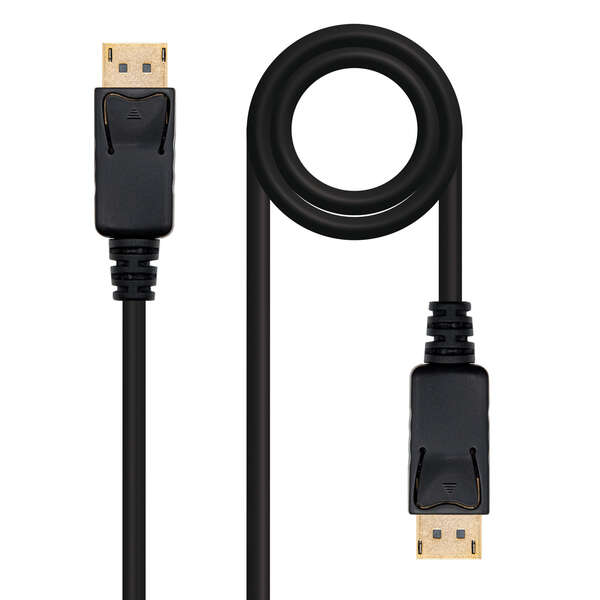 nanocable cable displayport macho a displayport macho 1m color negro