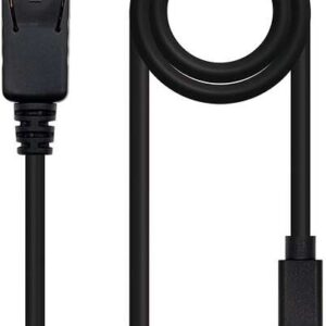 nanocable cable mini dp macho a displayport macho 2m color negro