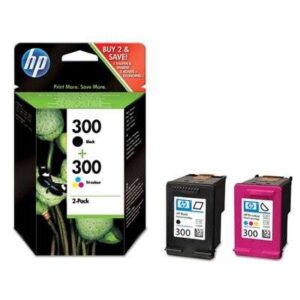 hp 300 pack con 2 cartuchos de tinta originales negro + color cn637ee/sd519ae