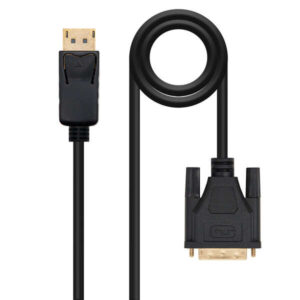 nanocable cable conversor displayport macho a dvi macho 2m color negro