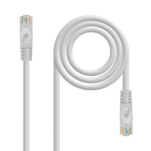 nanocable cable de red latiguillo rj45 lszh cat.6a utp awg24 7m color gris