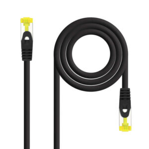 nanocable cable de red latiguillo rj45 lszh cat.6a sftp awg26 3m color negro