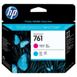 hp 761 cabezal de impresion original cyan y magenta ch646a