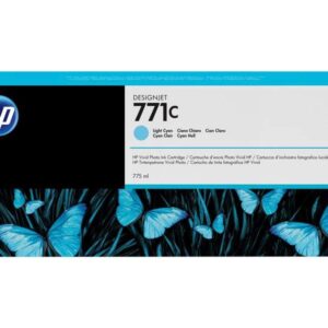 hp 771c cyan light cartucho de tinta original b6y12a