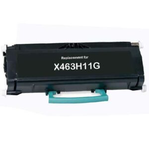 lexmark e460/e462/x463/x464/x466 negro cartucho de toner generico reemplaza e460x11e/e460x31e/x463h11g/x463h21g