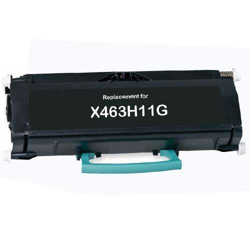 lexmark e460/e462/x463/x464/x466 negro cartucho de toner generico reemplaza e460x11e/e460x31e/x463h11g/x463h21g
