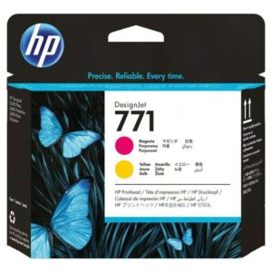 hp 771 cabezal de impresion original magenta, amarillo ce018a