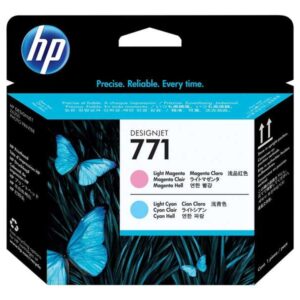 hp 771 cabezal de impresion original cyan light, magenta light ce019a