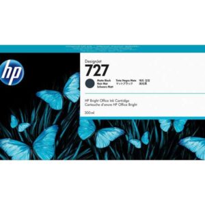 hp 727 negro mate cartucho de tinta original c1q12a
