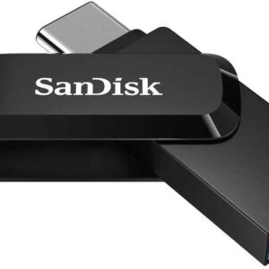 sandisk ultra dual drive go memoria usb c y usb a 256gb hasta 150mb/s de lectura color negro (pendrive)
