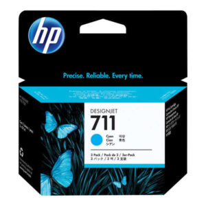 hp 711 cyan pack de 3 cartuchos de tinta originales cz134a