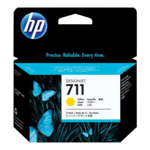 hp 711 amarillo pack de 3 cartuchos de tinta originales cz136a