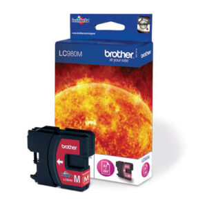 brother lc980 magenta cartucho de tinta original lc980m