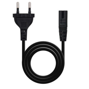 nanocable cable de alimentacion forma 8 cee7/16 macho a c7 hembra 1.50m color negro
