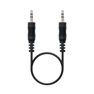 nanocable cable audio estereo jack 3.5mm macho a jack 3.5mm macho 1.50m color negro