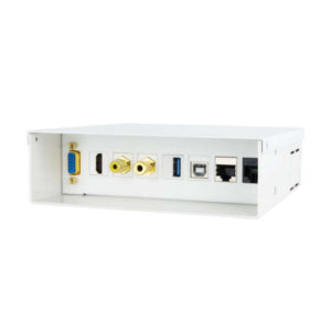 nanocable caja de conexiones multimedia de pared vga, hdmi, jack3.5, rca, usb 2.0 b, usb 3.0, 2x rj 45