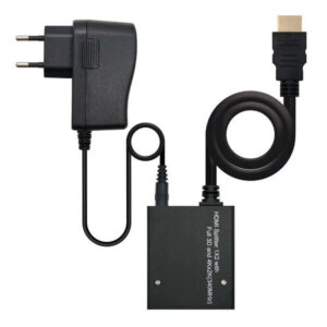 nanocable duplicador hdmi alta velocidad para 2 dispositivos con alimentacion