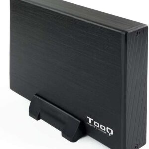 tooq carcasa externa hdd 3.5" sata usb 3.0 con soporte color negro
