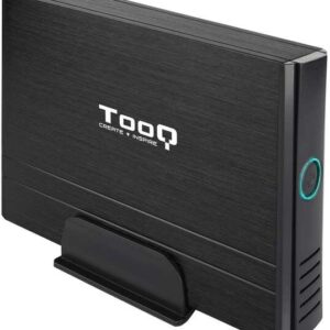 tooq carcasa externa hdd 3.5" sata/ide usb 2.0 con soporte color negro