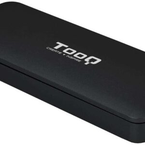 tooq carcasa externa ssd m2 nvme pcie usb c color negro