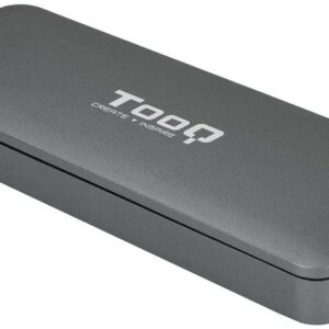 tooq carcasa externa ssd m2 ngff usb c color gris