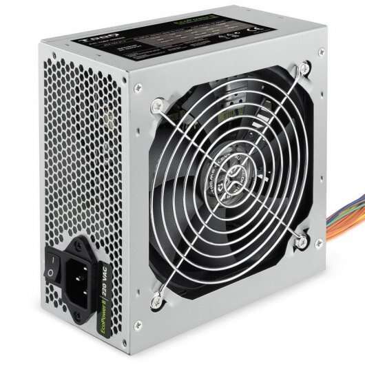 tooq ecopower ii fuente de alimentacion 500w atx 1.3 12v pfc activo ventilador silencioso 120mm