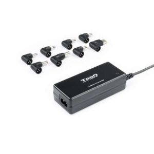 tooq cargador universal automatico para portatil 65w usb 8 adaptadores voltaje 18.5 20v