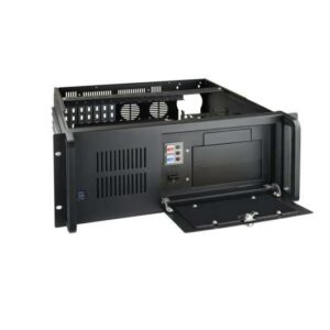 tooq caja atx de 4u para montaje en rack de 19" 9x hdd3,5 + 2x hdd5.25 ventilador 120mm + 2 ventiladores 80mm 2x usb 3.0 color negro