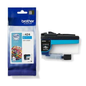 brother lc424 cyan cartucho de tinta original lc424c