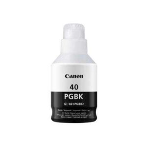 canon gi40 negro botella de tinta original gi40pgbk/3385c001