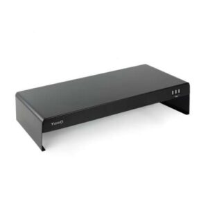tooq soporte elevador para monitor o portatil 3x usb 2.0 peso max. 20kg color negro