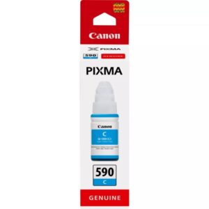 canon gi590 cyan botella de tinta original gi590c/1604c001
