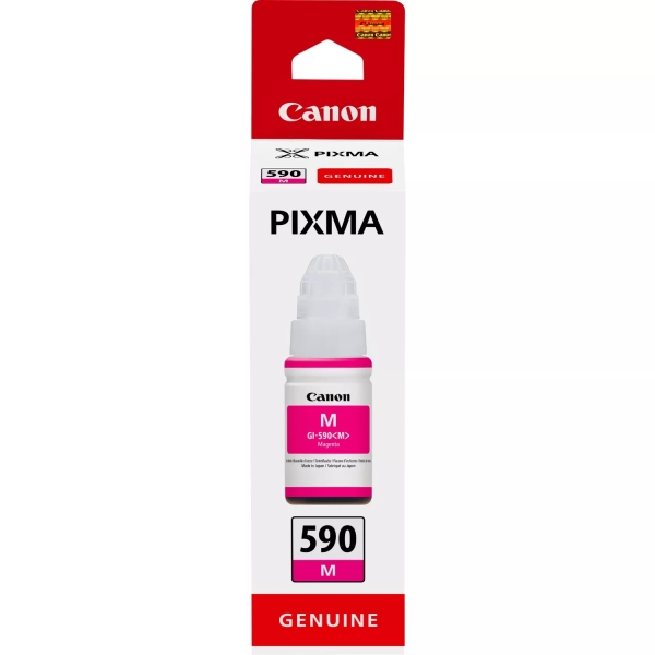 canon gi590 magenta botella de tinta original gi590m/1605c001