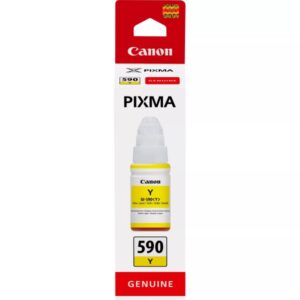 canon gi590 amarillo botella de tinta original gi590y/1606c001
