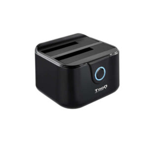 tooq docking station usb 3.0 hdd/ssd 2.5", 3.5" sata i,ii,iii boton de clonacion copia de seguridad color negro