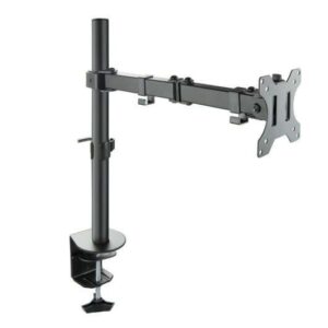 tooq soporte de mesa con brazo articulado para monitor de 13" 32" giratorio e inclinable gestion de cables peso max 8kg vesa 100x100mm color negro