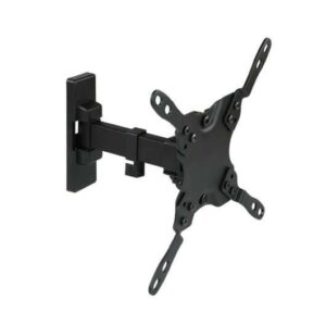 tooq soporte de pared con brazo para tv de 13" 42" giratorio e inclinable gestion de cables peso max 20kg vesa 200x200mm color negro