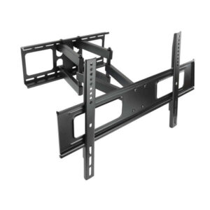 tooq soporte de pared con doble brazo articulado para tv de 37" 70" giratorio e inclinable peso max 50kg vesa 600x400mm color negro