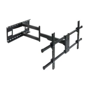 tooq soporte de pared con brazo articulado para tv de 43" 80" gran angular giratorio e inclinable peso max 50kg vesa 800x400mm color negro