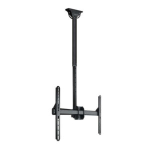 tooq soporte de techo giratorio para tv de 37" 70" gestion de cables peso max 50kg vesa 600x400mm
