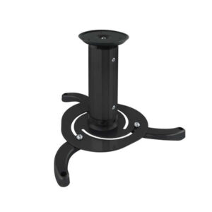 tooq soporte universal de techo para proyector inclinable y giratorio peso max 10kg color negro