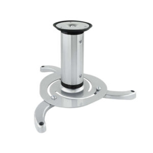 tooq soporte universal de techo para proyector inclinable y giratorio peso max 10kg color plata