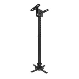 tooq soporte de techo para proyector inclinable y giratorio apto para techos inclinados peso max 20kg color negro