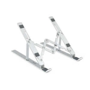 tooq soporte para portatil hasta 15" 7 niveles de altura plegable base antideslizante peso max 5kg color plata