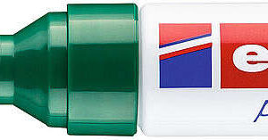 edding 500 rotulador permanente punta biselada trazo entre 2 y 7 mm. recargable secado instantaneo color verde