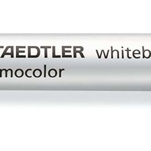 staedtler lumocolor 351 rotulador para pizarra punta redonda trazo 2mm capuchon con clip color negro