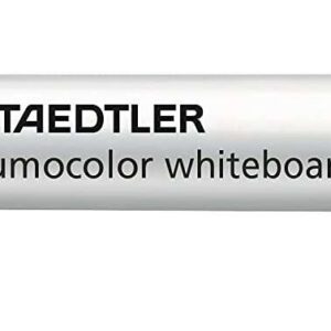 staedtler lumocolor 351 rotulador para pizarra punta redonda trazo 2mm capuchon con clip color azul