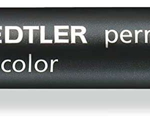 staedtler lumocolor 352 rotulador permanente punta redonda trazo 2mm aprox capuchon con clip secado rapido color azul