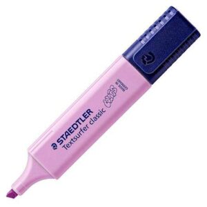 staedtler textsurfer classic 364 pastel marcador fluorescente punta biselada trazo entre 1 5mm tinta con base de agua color lavanda