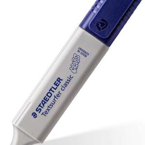 staedtler textsurfer classic 364 vintage marcador fluorescente punta biselada trazo entre 1 5mm tinta con base de agua color gris claro